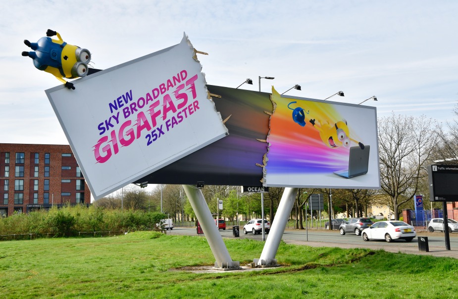 Sky Broadband Gets Innovative With New Gigafast Campaign with A Little Sky Broadband Gets Innovative With New Gigafast Campaign with A Little