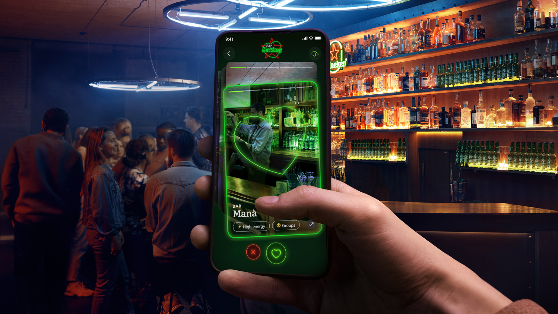 Heineken Launches Dating App for Bars to Help Young Adults Spice up ...
