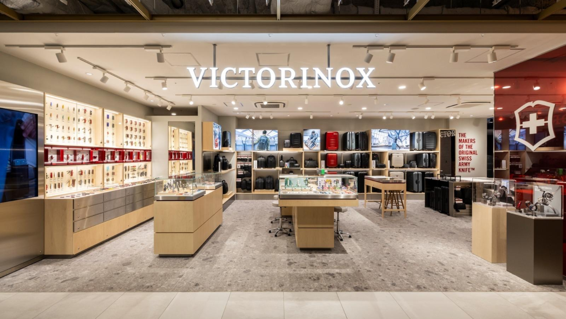 Dalziel & Pow Crafts Sharp New Look for Victorinox Stores in Japan