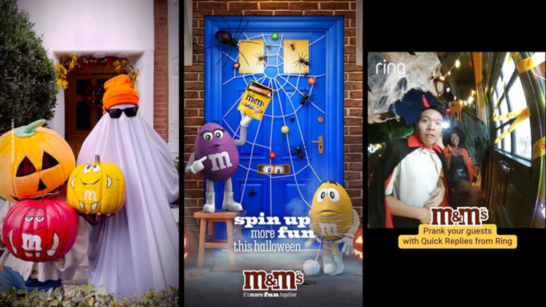 M&M's Halloween Doorstep Fun