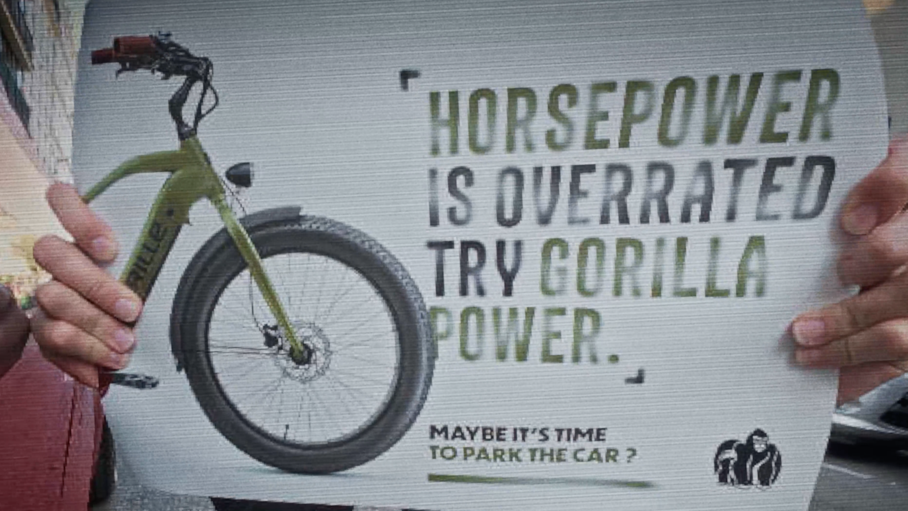 BELLE Turns Tesla Sentry Mode Into Cycling Billboard for Gorille E-Bikes |  LBBOnline