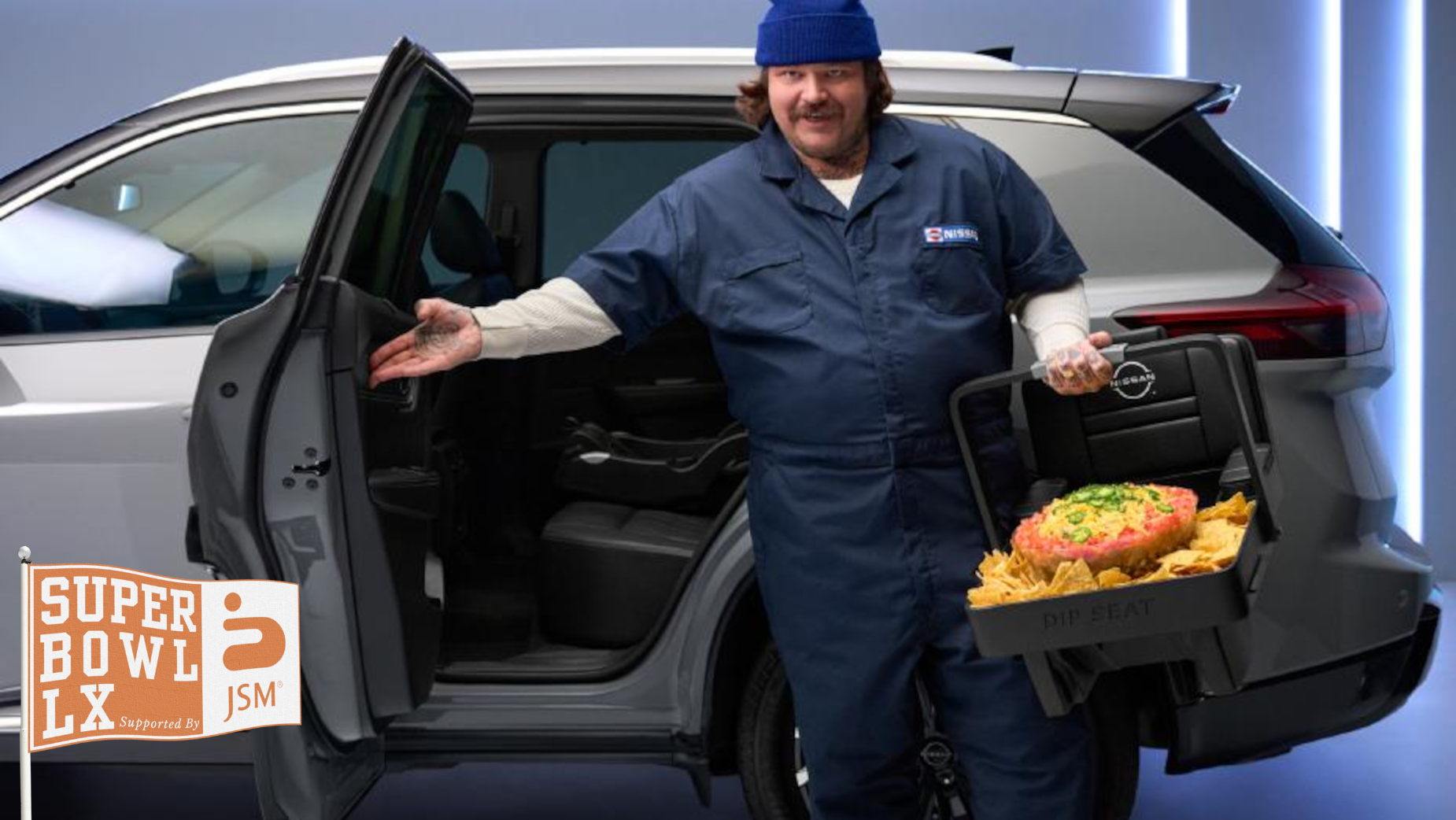 Nissan Helps Matty Matheson Deliver the Dip in Time for the Super Bowl