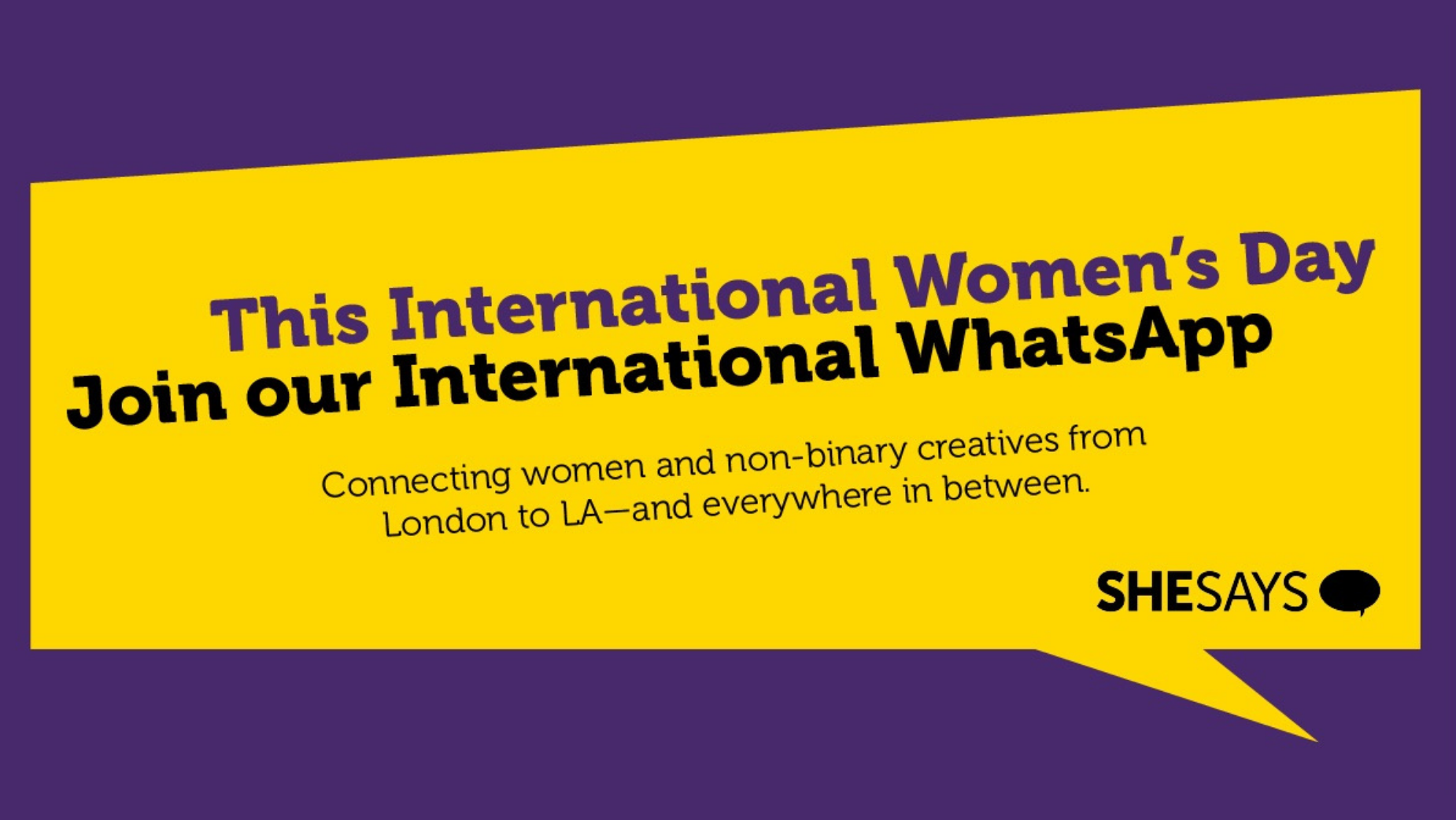 SheSays Celebrates International Women’s Day with Global WhatsApp Community