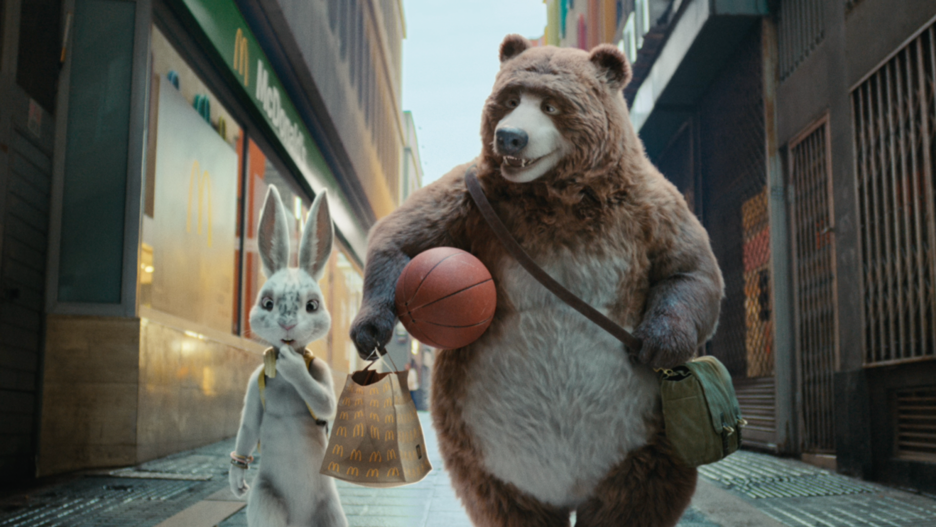 Mcdonald's Rabit McDonald’s France Helps Adorable Bear Cheer Up Rabbit Pal | LBBOnline