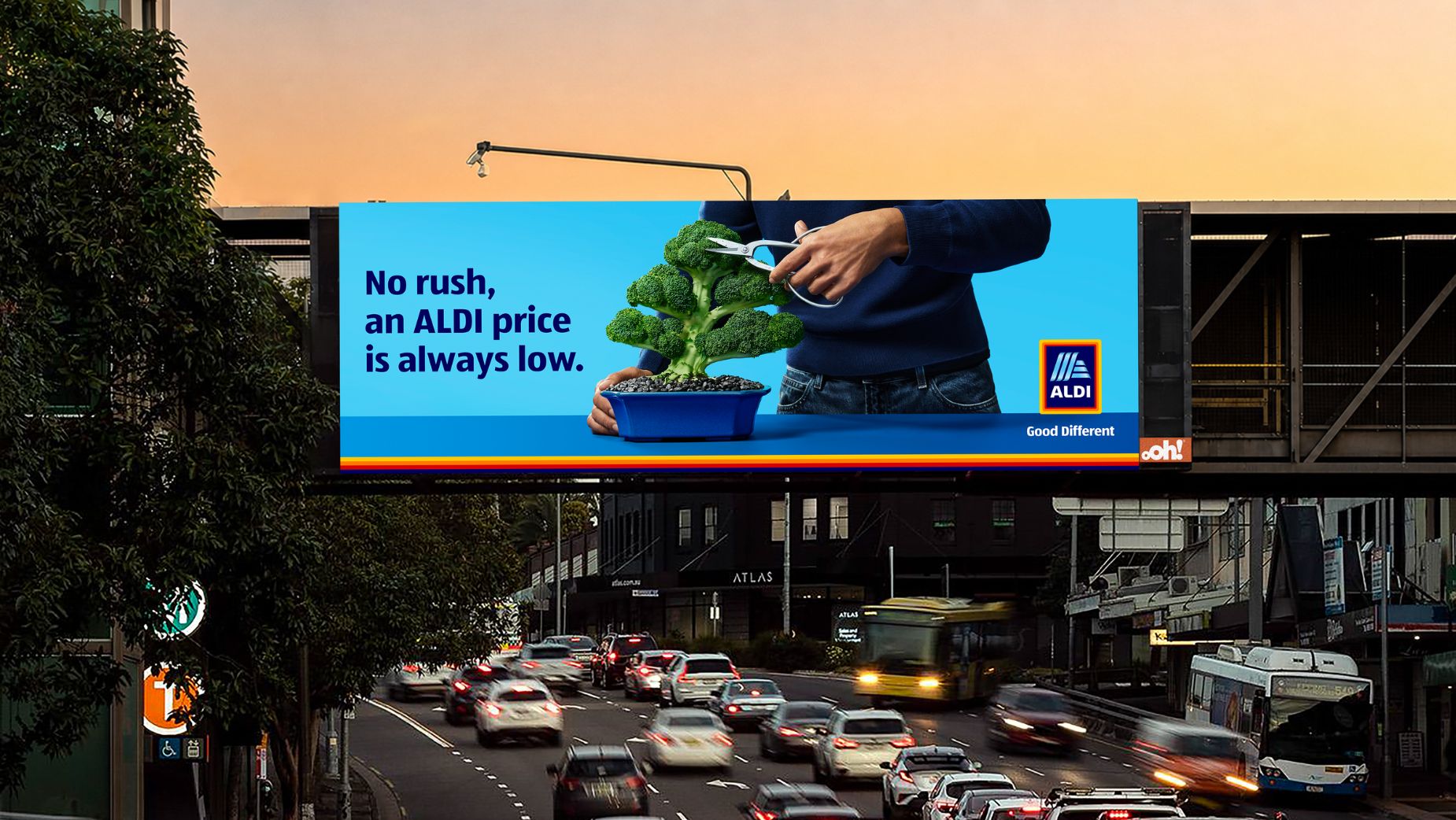 ALDI Australia Lets Shoppers Know They Don't Have To Rush For Low Prices