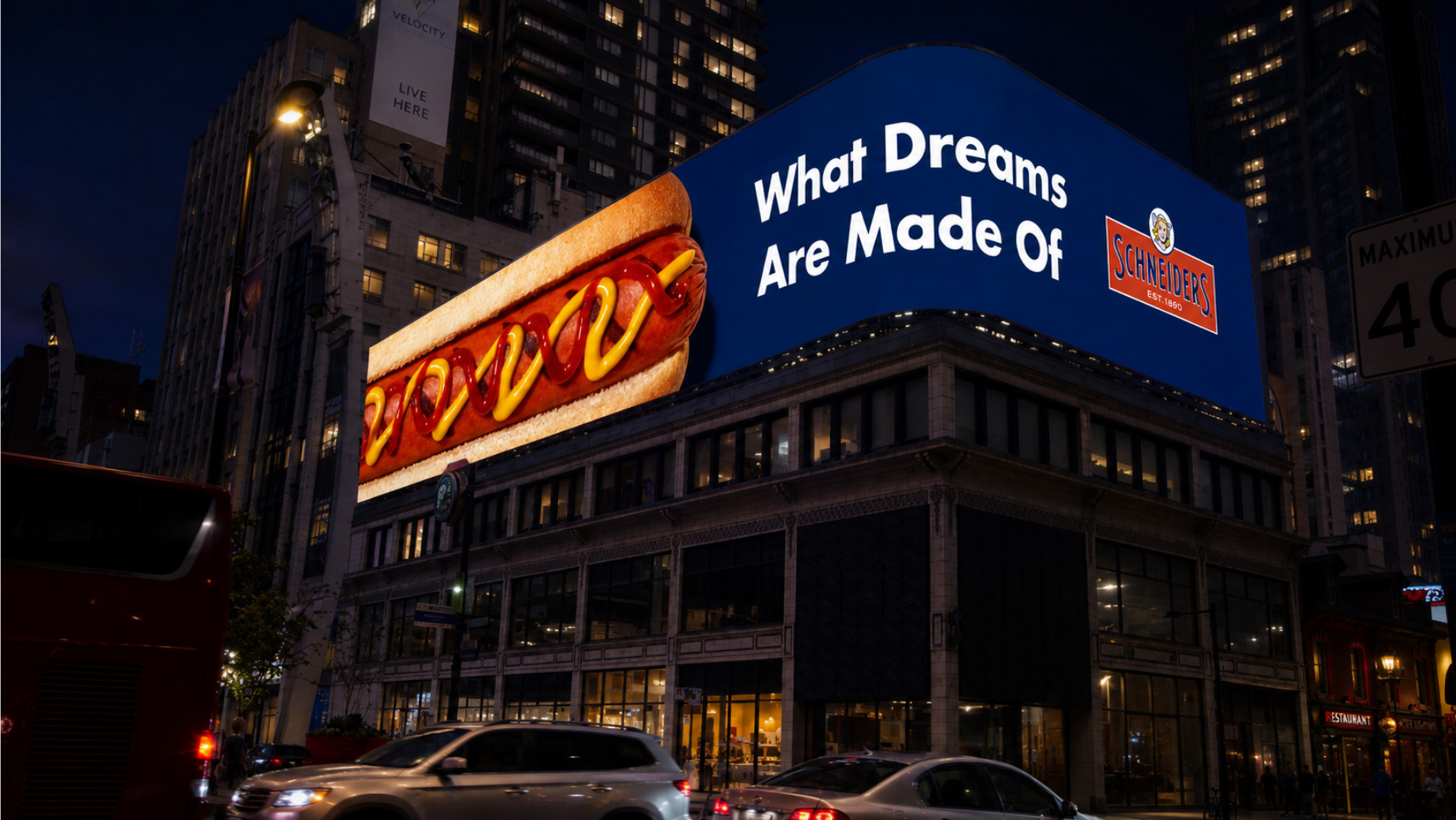 Schneiders Turns Viral Hilary Duff Moment Into DOOH Campaign in 24 hours