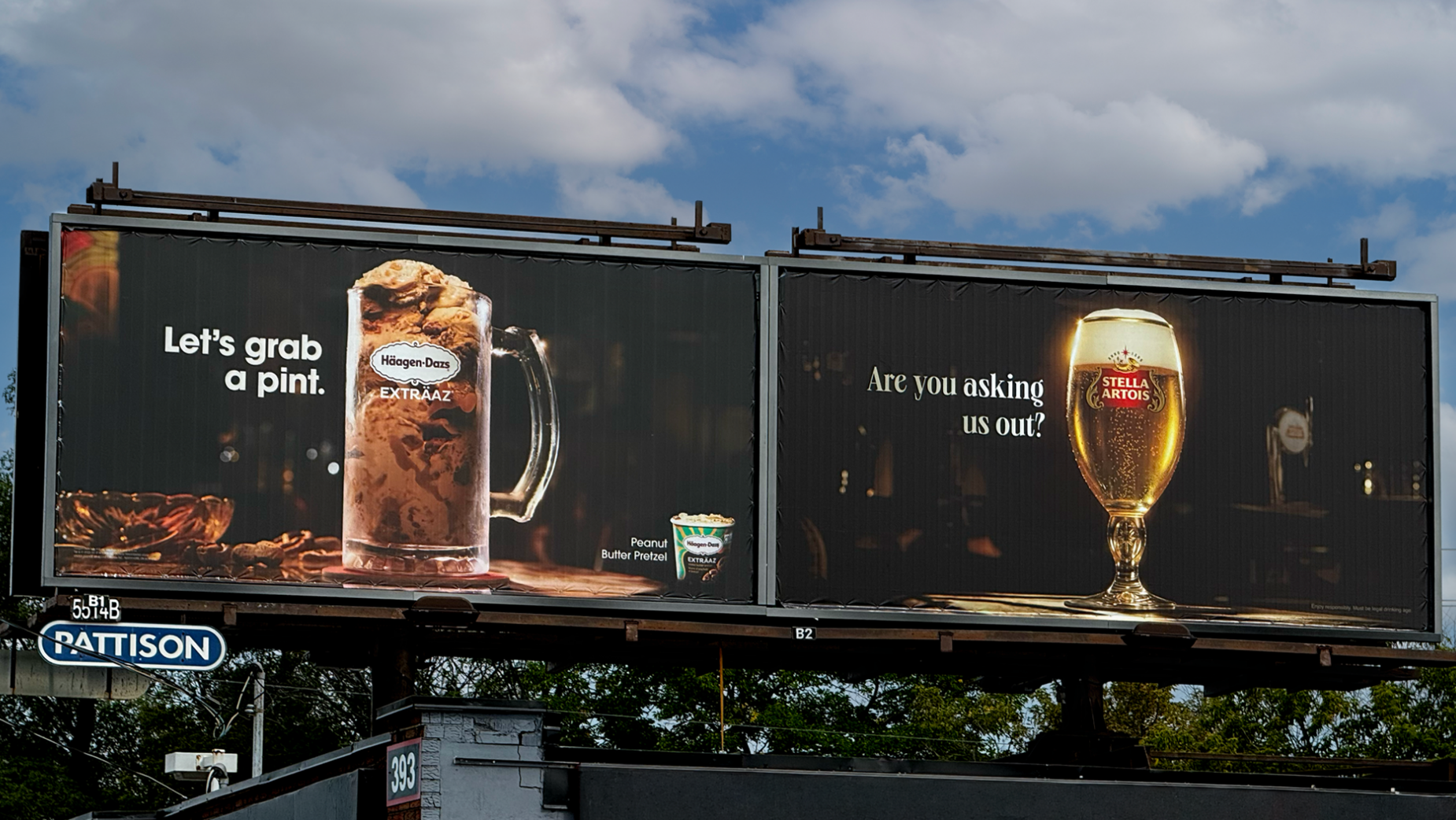Stella Artois responde a Häagen-Dazs con un espectacular en Toronto
