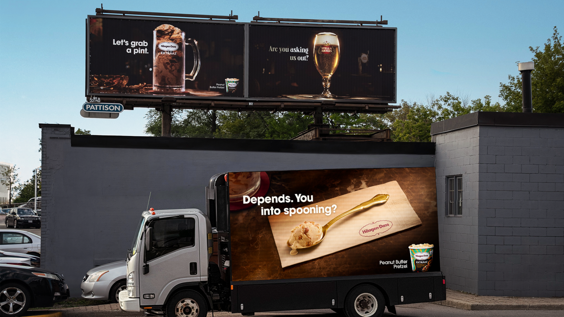 Häagen-Dazs spooning response