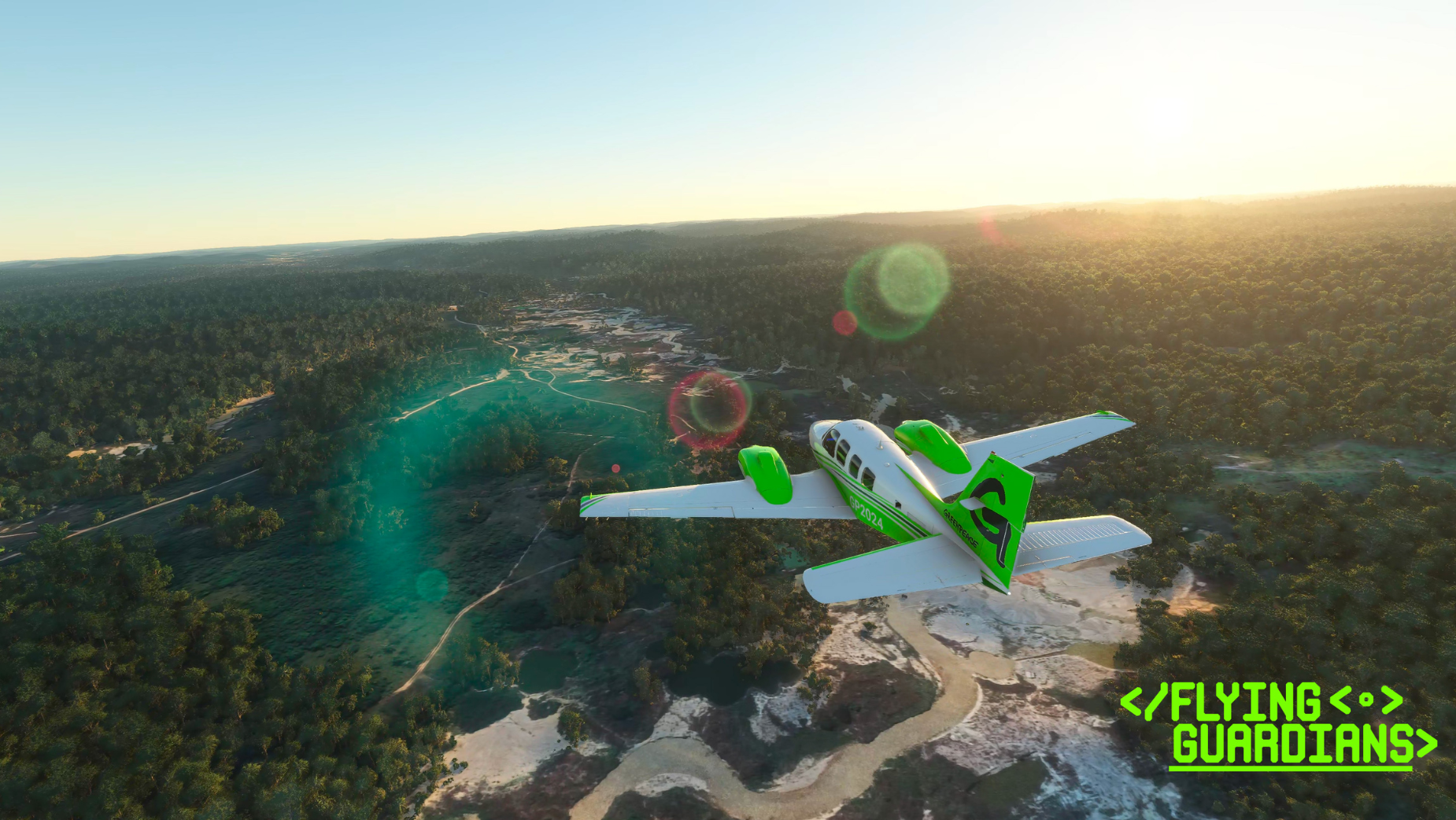 Greenpeace addresses deforestation and illegal mining with a flight simulator game