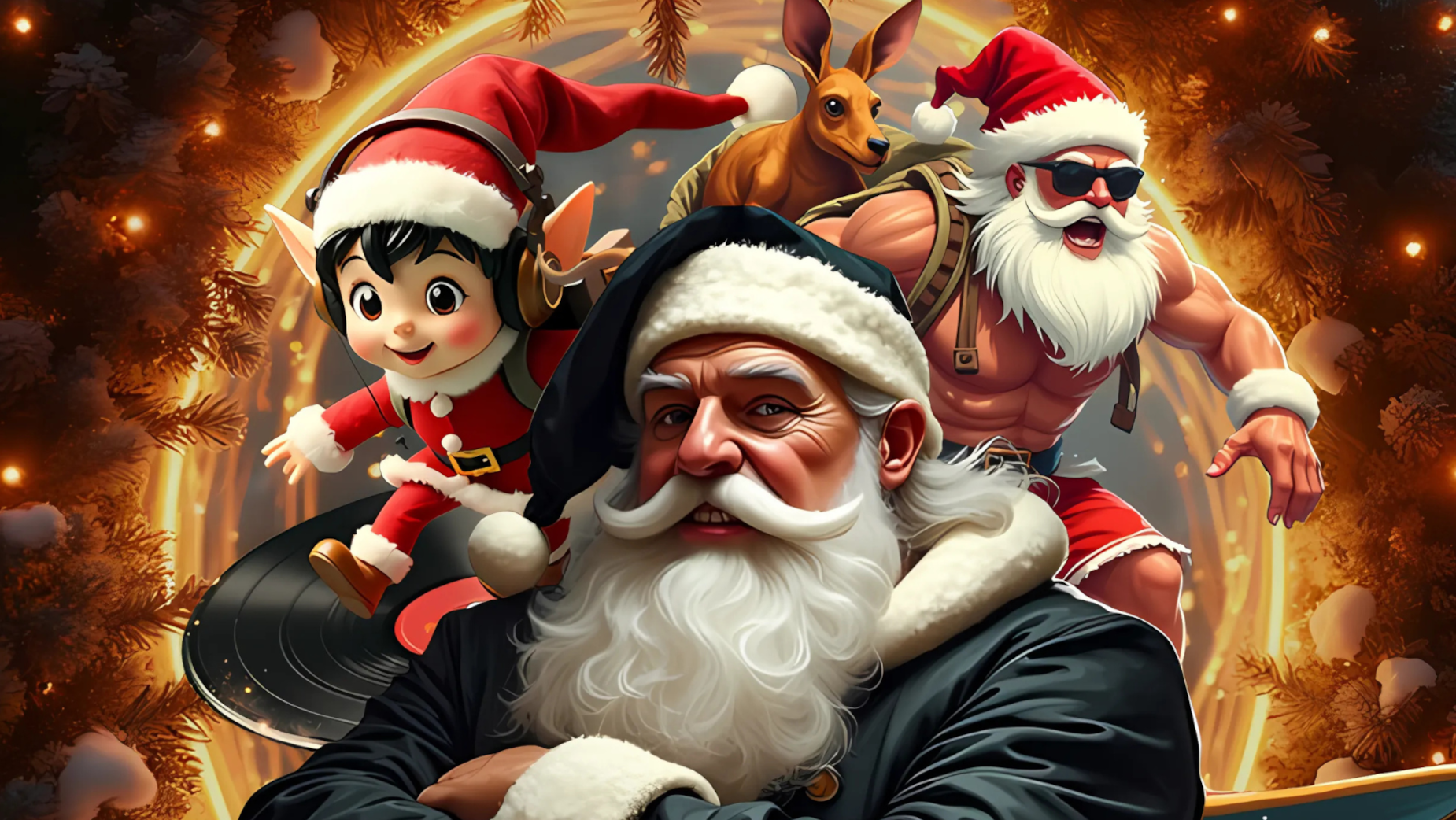 Card Game from Amplify Decides Which Santa Is Really the G.O.A.T ...