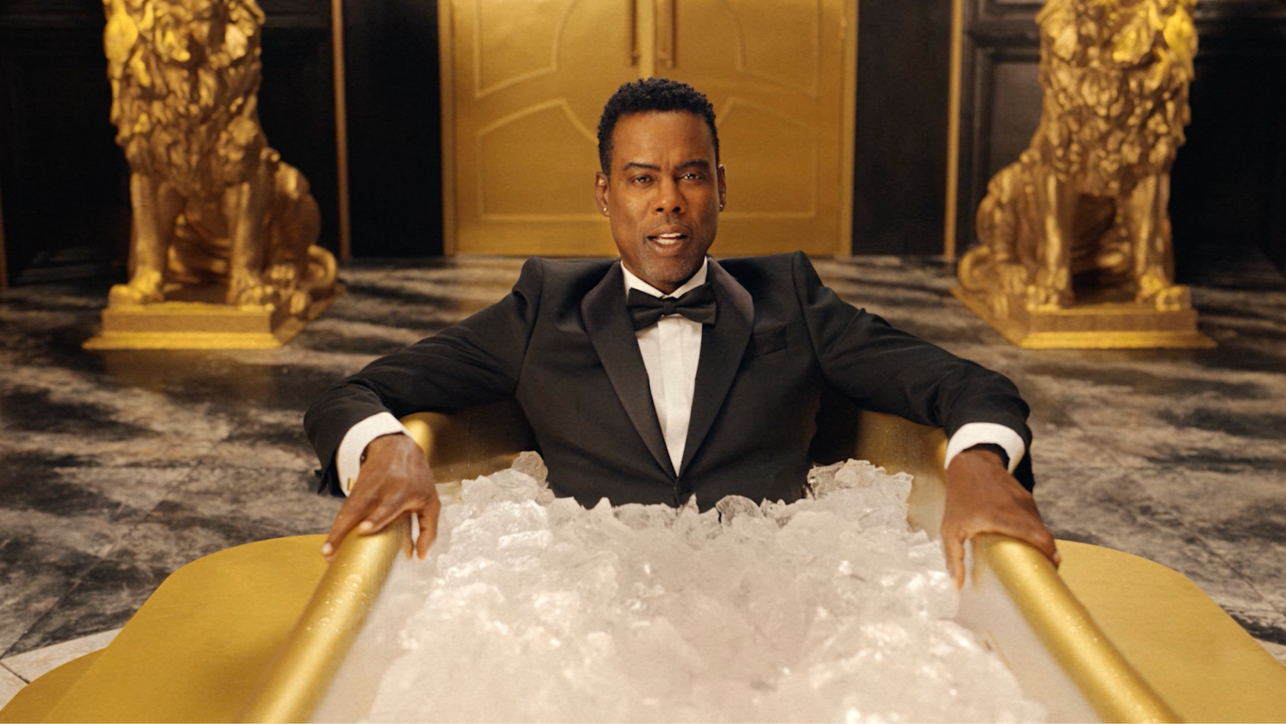 Chris Rodi Ice Chris Rock Chills Out in an Ice Bath in BetMGM’s Gamble Aware Ad ...
