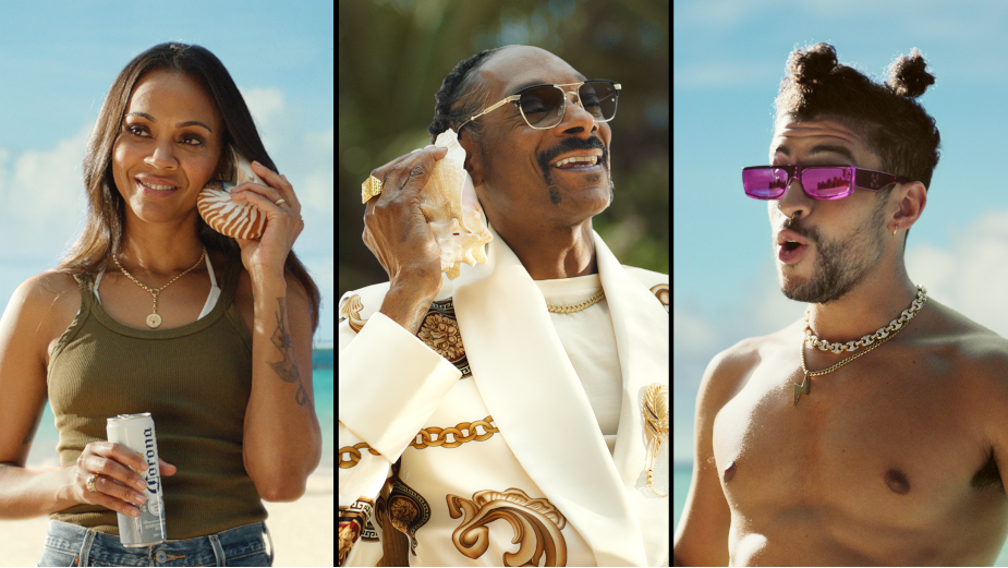 La Vida Mas Fina In English Zoe Saldana Joins Snoop and Bad Bunny in Living Corona Beer’s 'La Vida