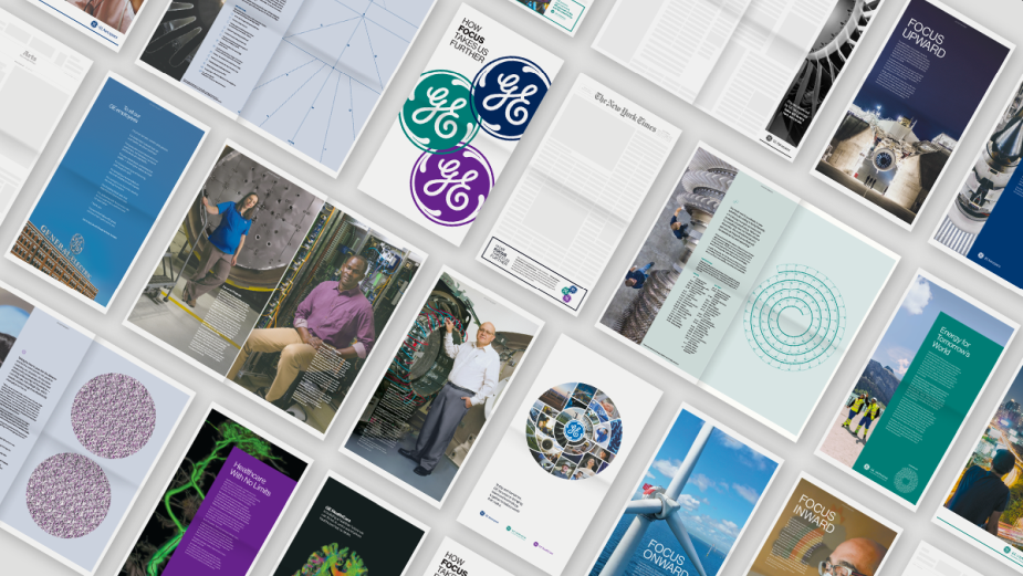 Ge takes over the new york times print edition for the first time