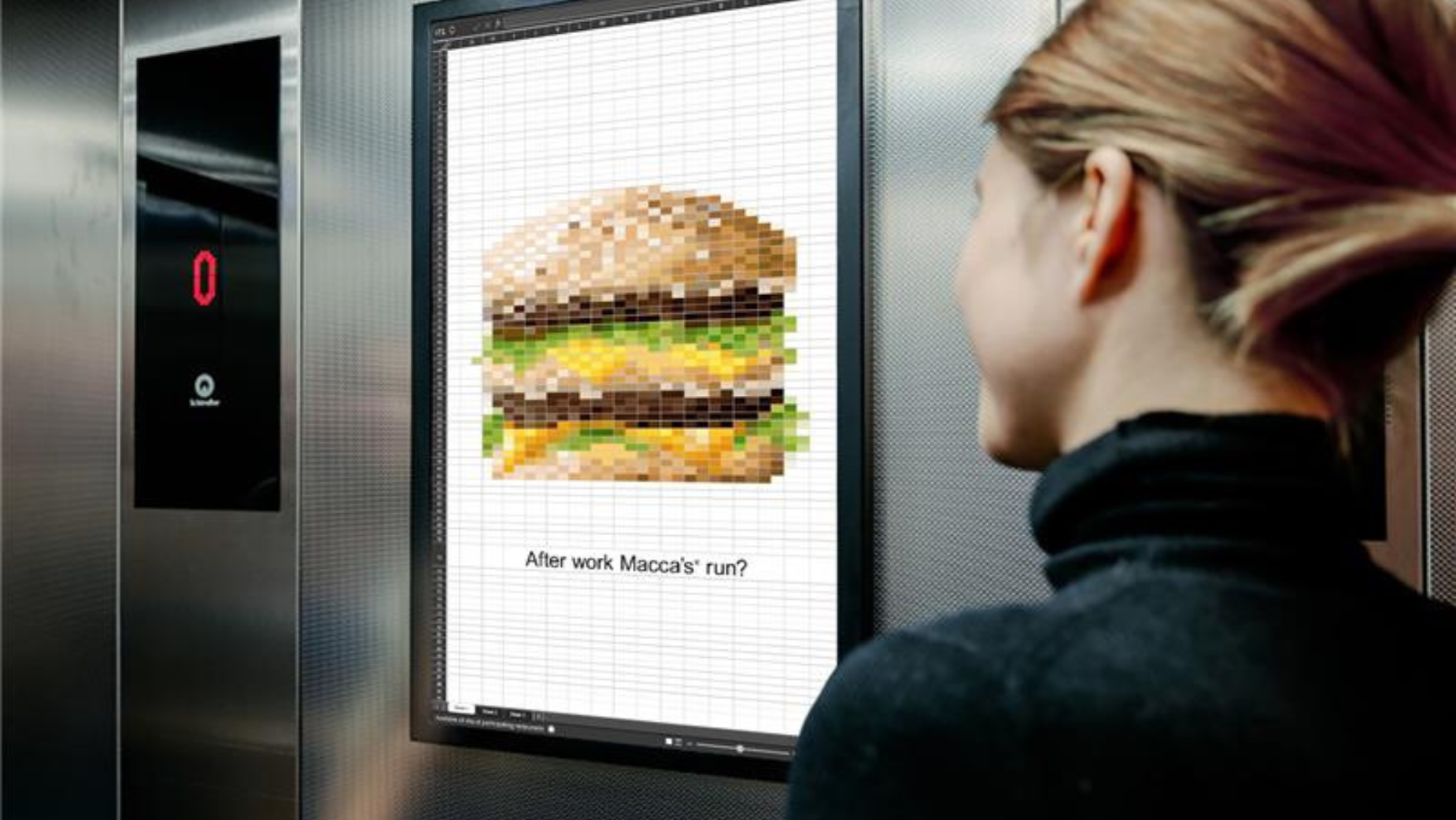 Macca’s Brings Spreadsheet Art to CBD in ‘Return to Routine-ish ...
