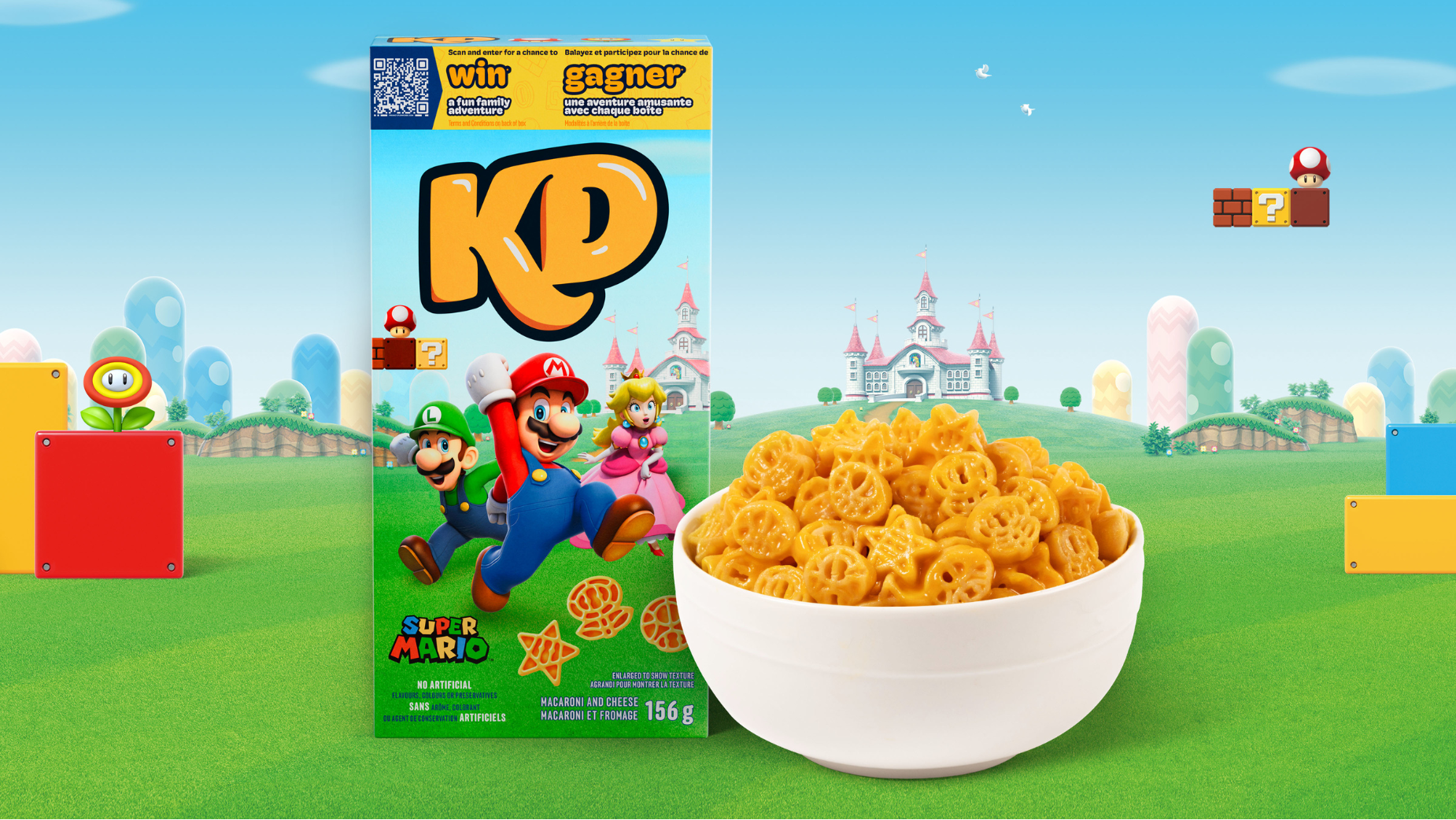 KD and Nintendo Unveil Super Mario Power-Up Mac &lsquo;n Cheese as Fun 