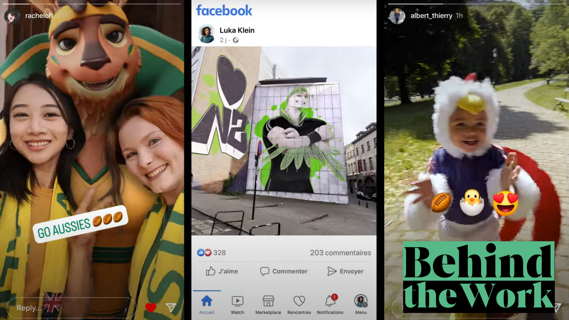 Telling Meta’s Rugby Sponsorship Story on 3 Phones and Across 3 Apps ...