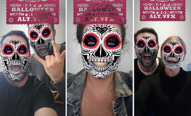 Terrifying Facefilter Say Hello to Halloween with Alt's Facebook Face Filter | LBBOnline