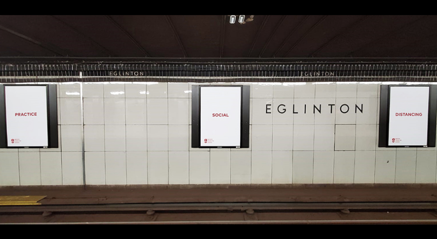 Socially Distant Billboards Urge Commuters to Do the Same | LBBOnline