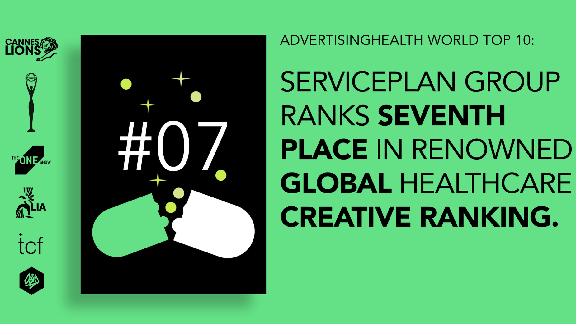 AdvertisingHealth World Top 10: Serviceplan Group Ranks 7th in Renowned ...
