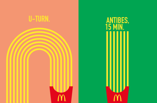 McDonald’s Shows the Way with Minimalist French Fries Directional
