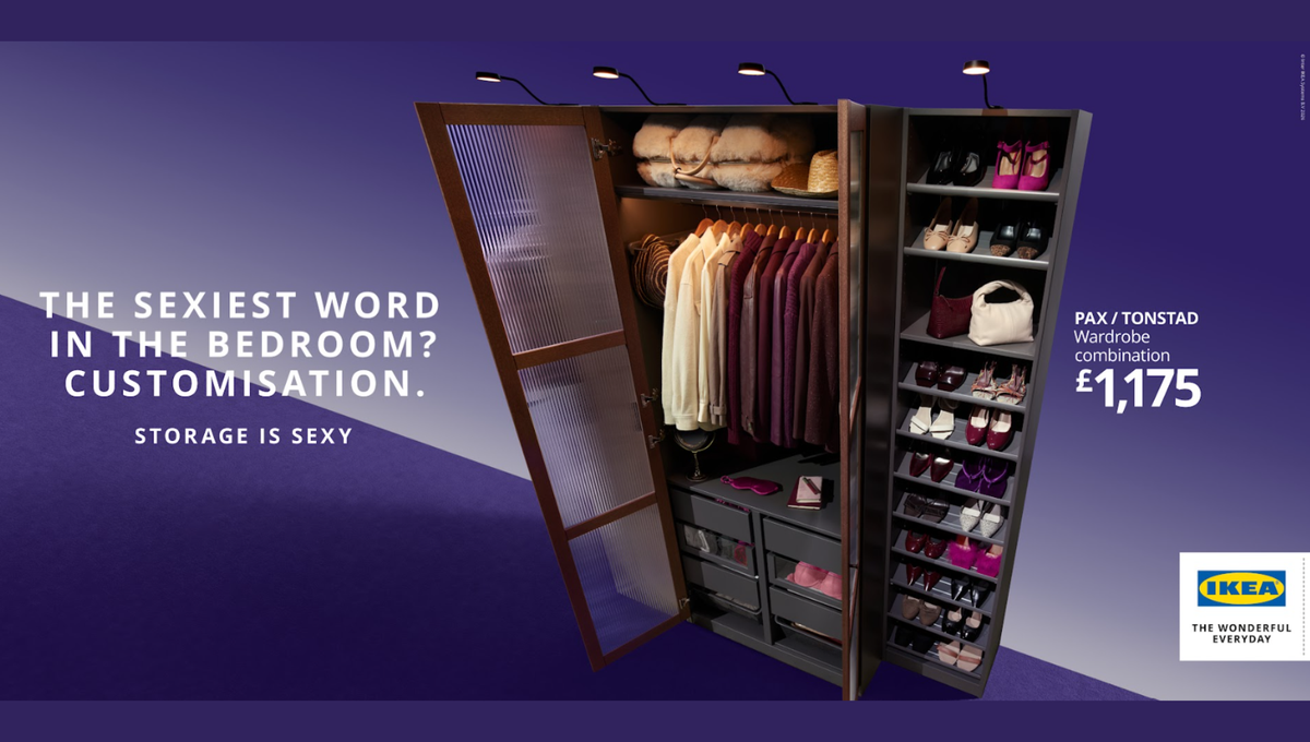 IKEA PAX Wardrobes Get the Storage Is Sexy Treatment