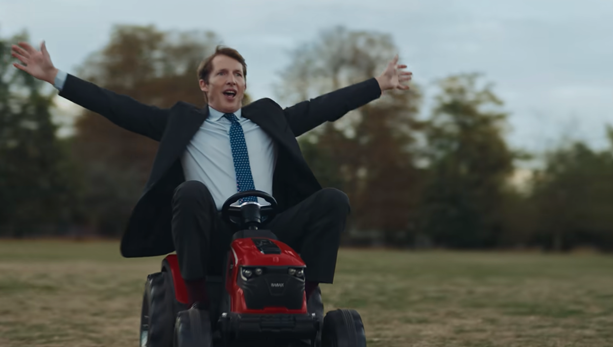James Blunt Takes Mini Tractor for a Spin in ‘Circles’ Music Video — LBB