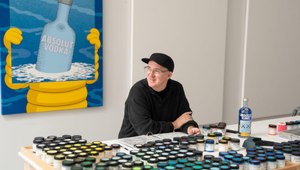 Absolut Vodka Embarks on Creative Era with KAWS Artist Edition Bottle and Painting