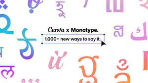 Canva and Monotype Introduce 1,000+ Underrepresented Asian Font Styles