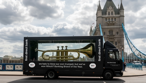 first direct Goes on a Tour of London to ‘Blow Its Own Trumpet’