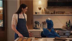 Caitlin Clark and Cookie Monster Team Up to Bake the GOAT Cookie for Xfinity