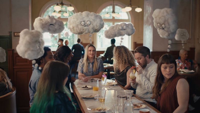 Handcrafted Cloud Puppets Voice Money Awkwardness For Westpac NZ and Goldilocks