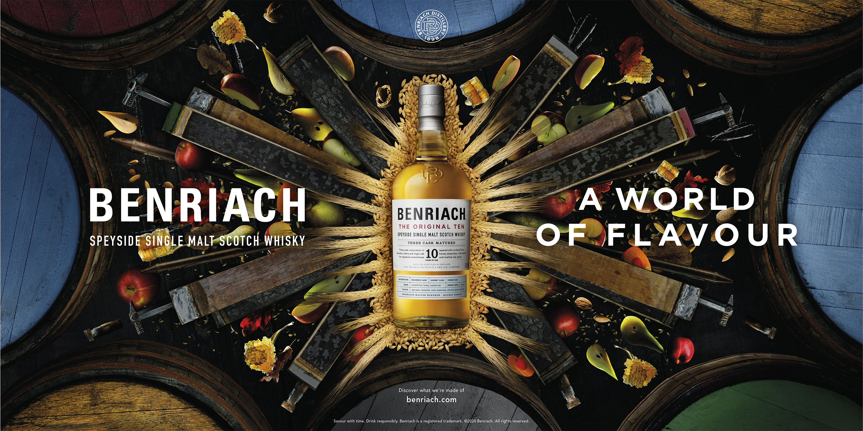 Benriach - A World of Flavour - OOH | LBBOnline
