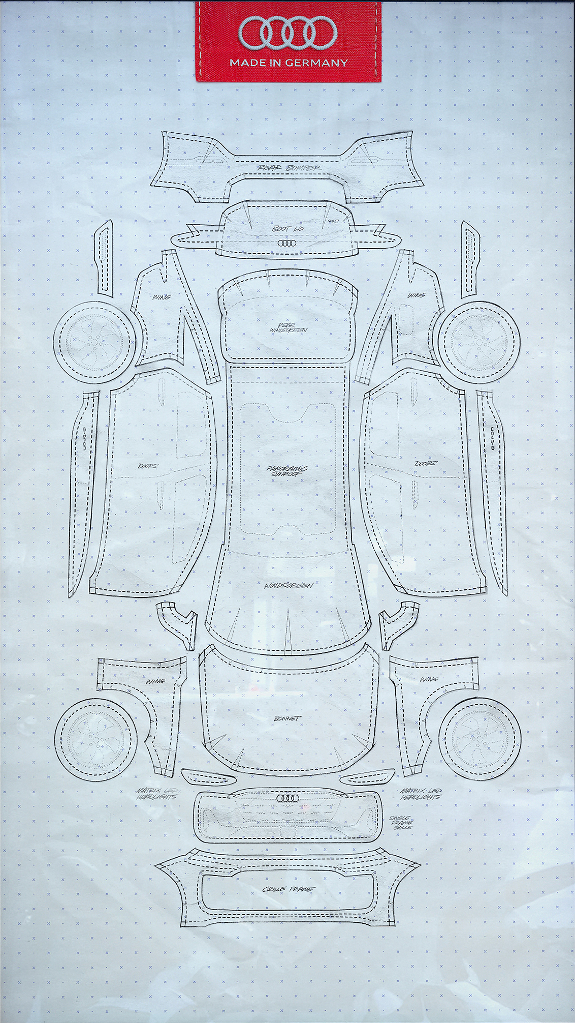 Audi Car Couture campaign — blending automotive design with fashion