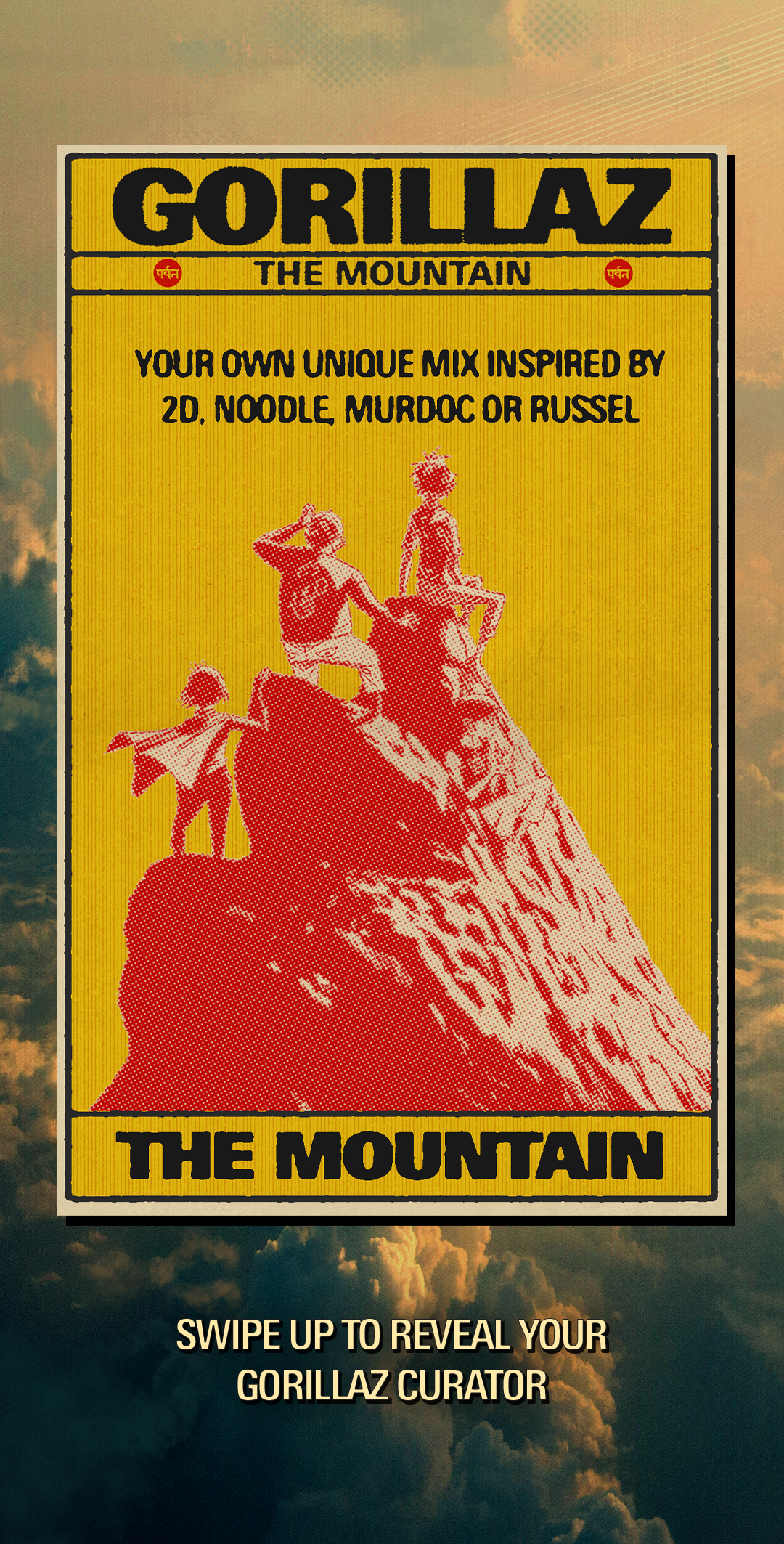 Gorillaz and Spotify Gamify 'The Mountain' with 4 Murals Blending