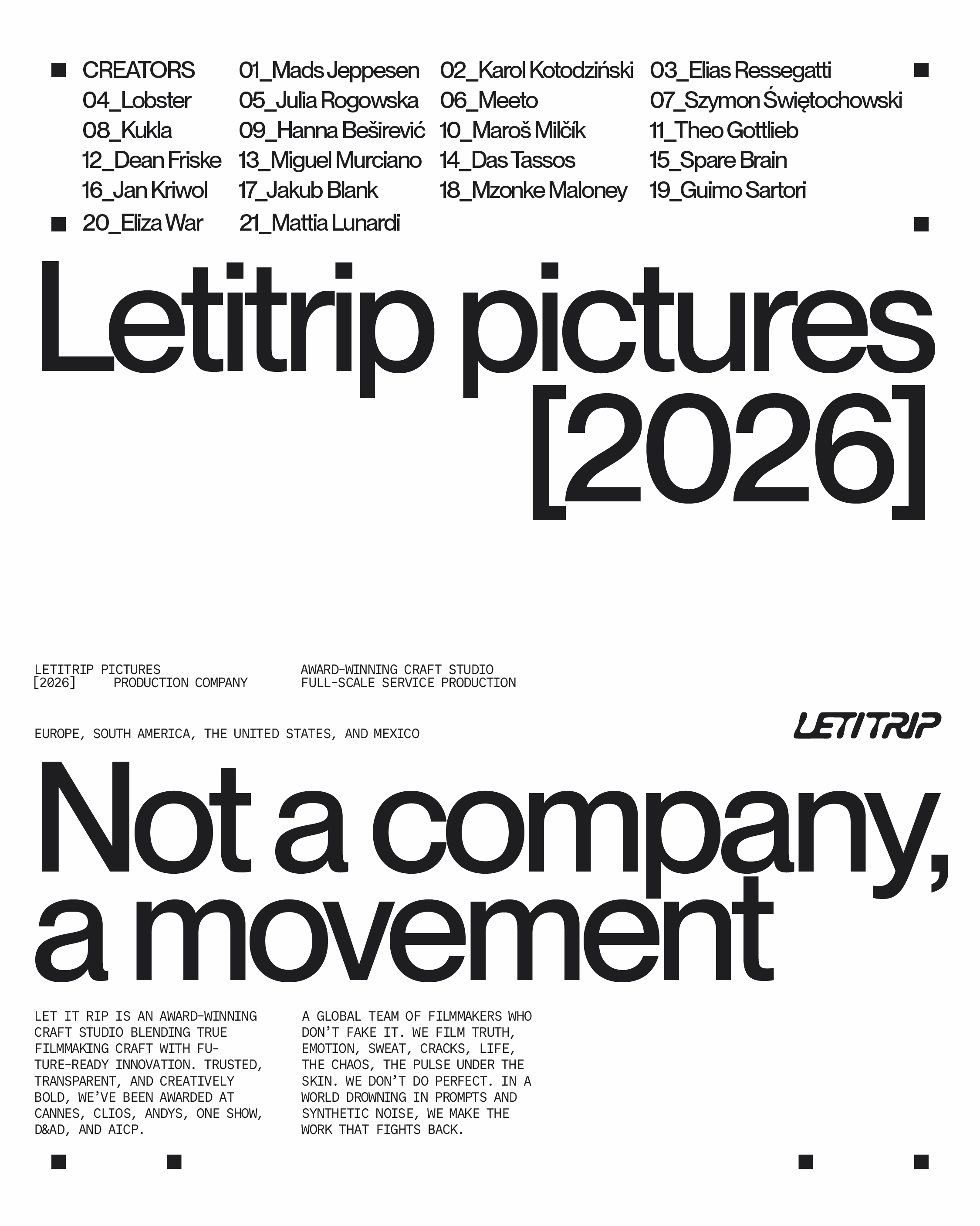 Kicking off 2026 with Bold Move: Let It Rip Pictures Steps Into New ...