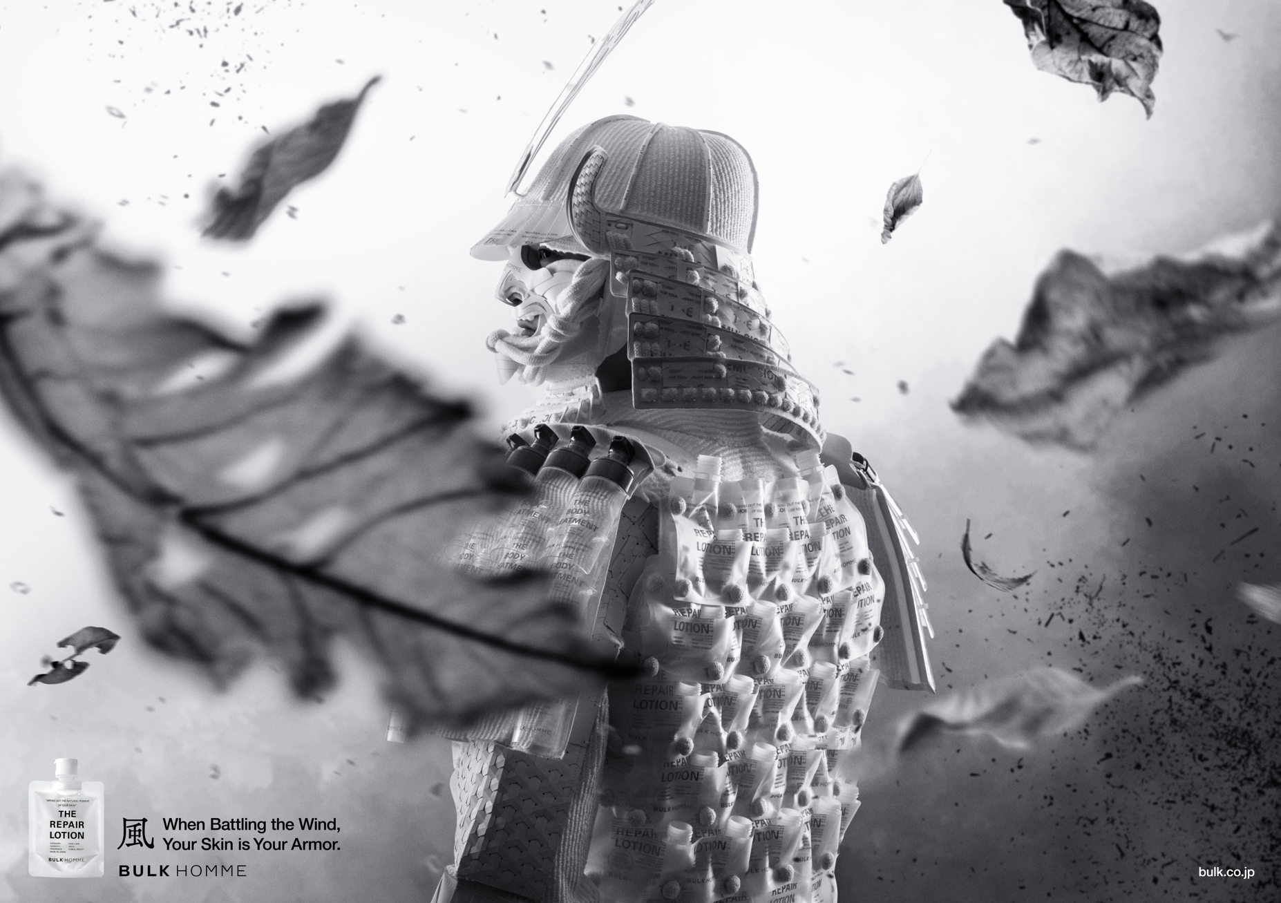 BULK HOMME Recasts Skincare as Samurai Armor in Artistic 'Your