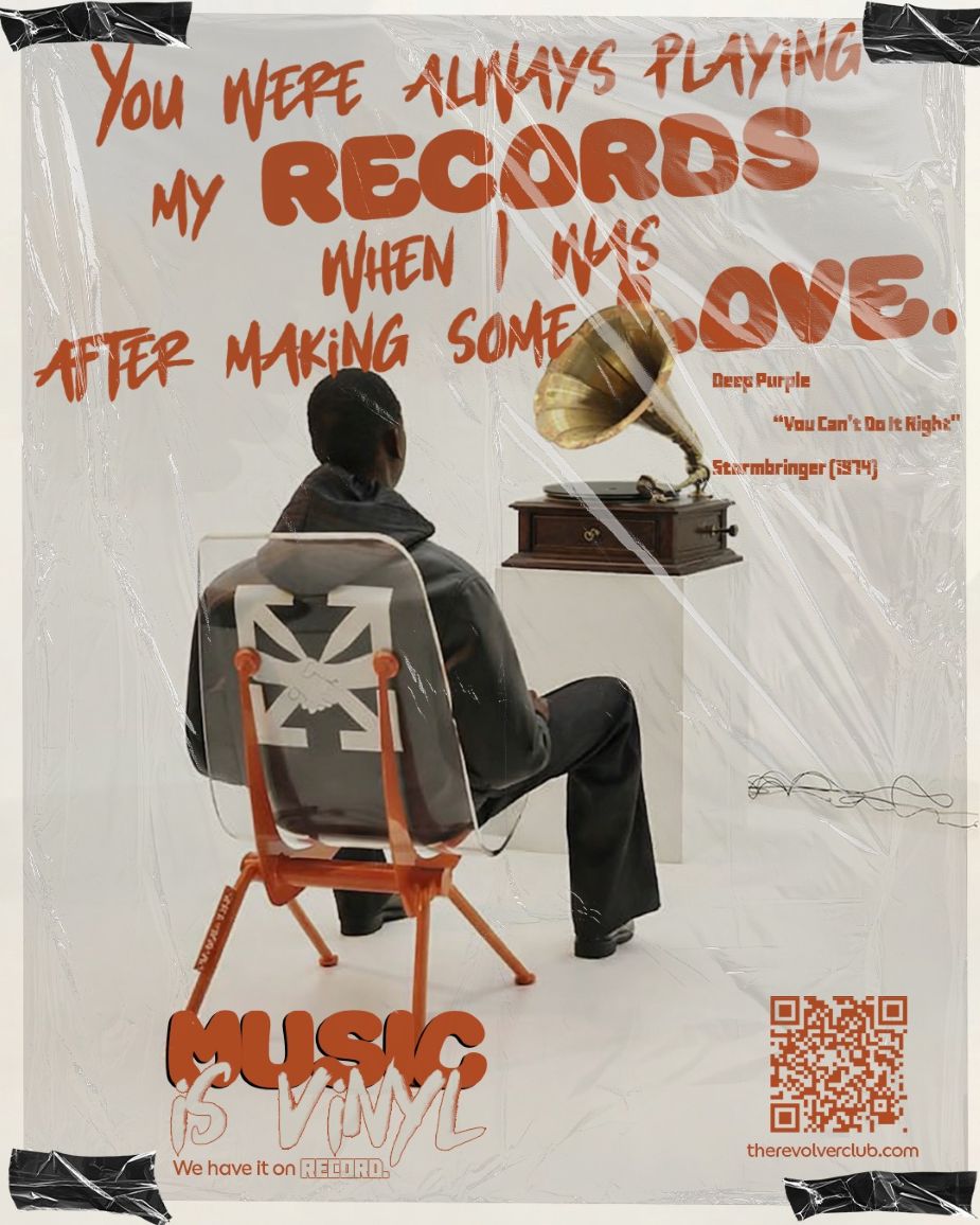 The Revolver Club Makes a ‘Lyric Endorsement’ for Vinyl Culture | LBBOnline