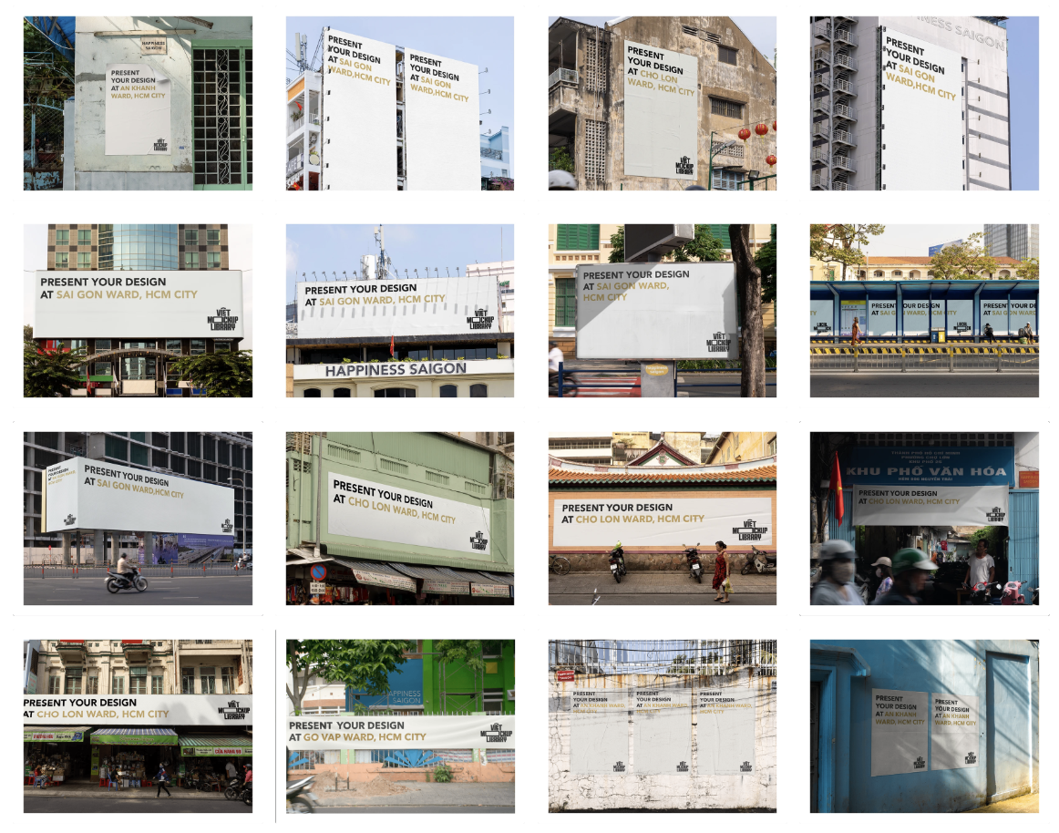 Việt Mockup Library Behance examples