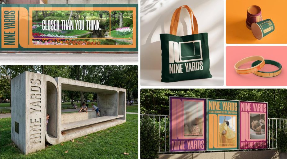 Nine Yards Johannesburg Branding Collage