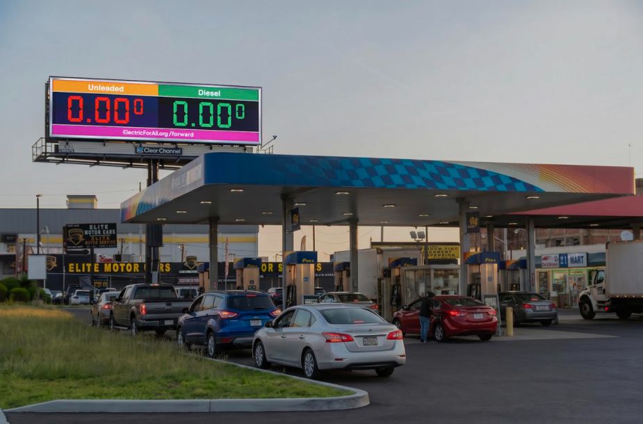 Electric For All EV billboard campaign