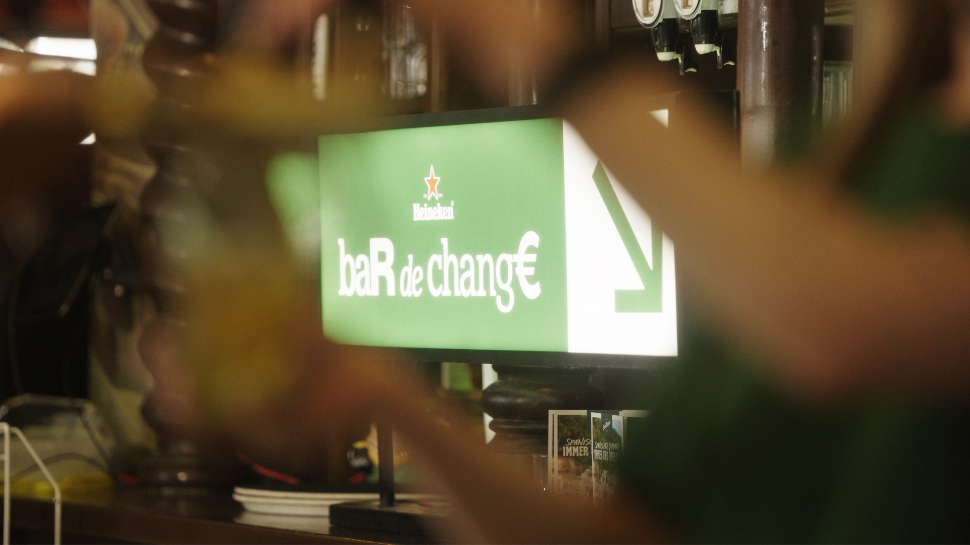 Campaña Bar de Change de Heineken