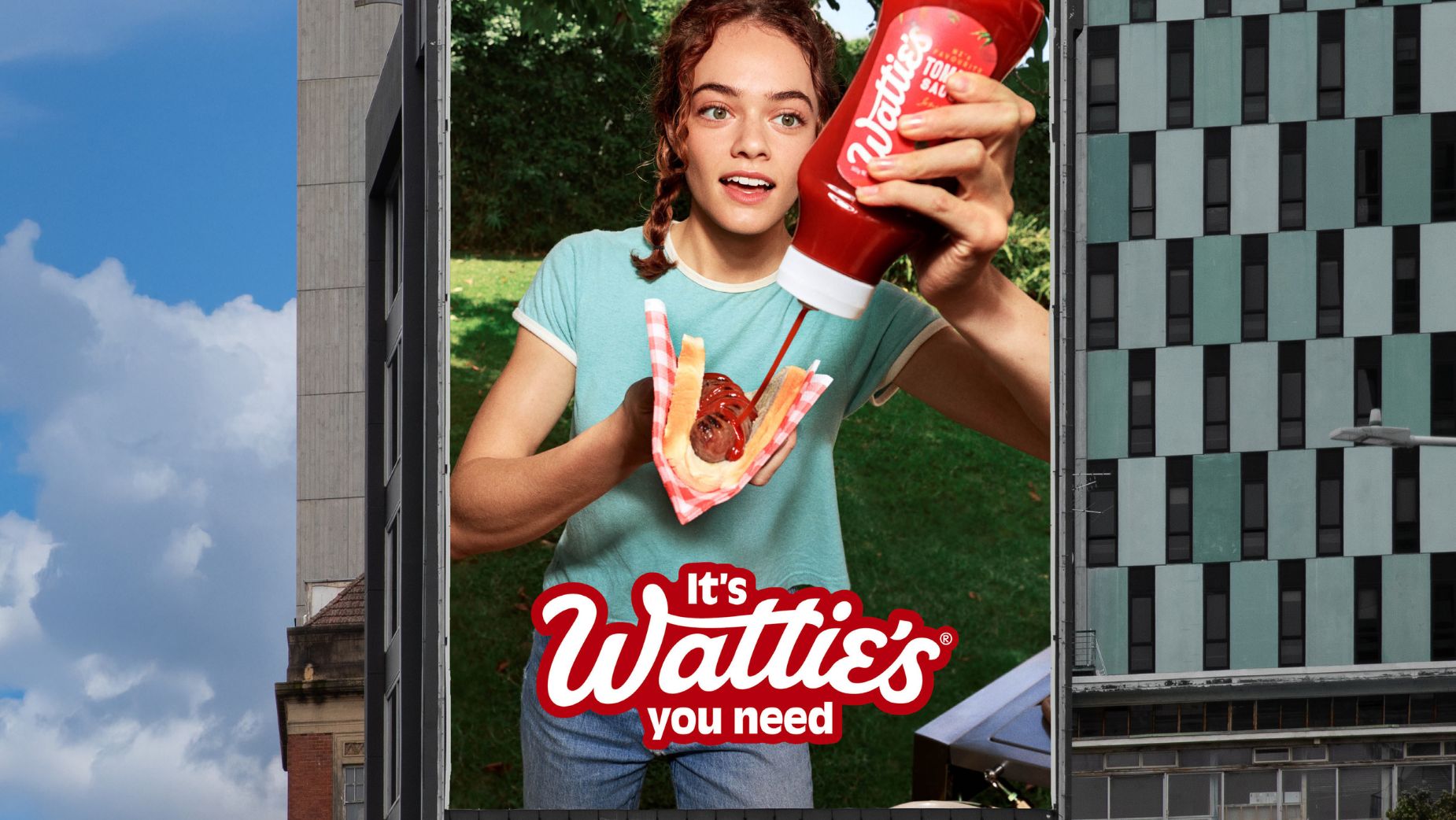 Wattie's Sauce billboard campaign