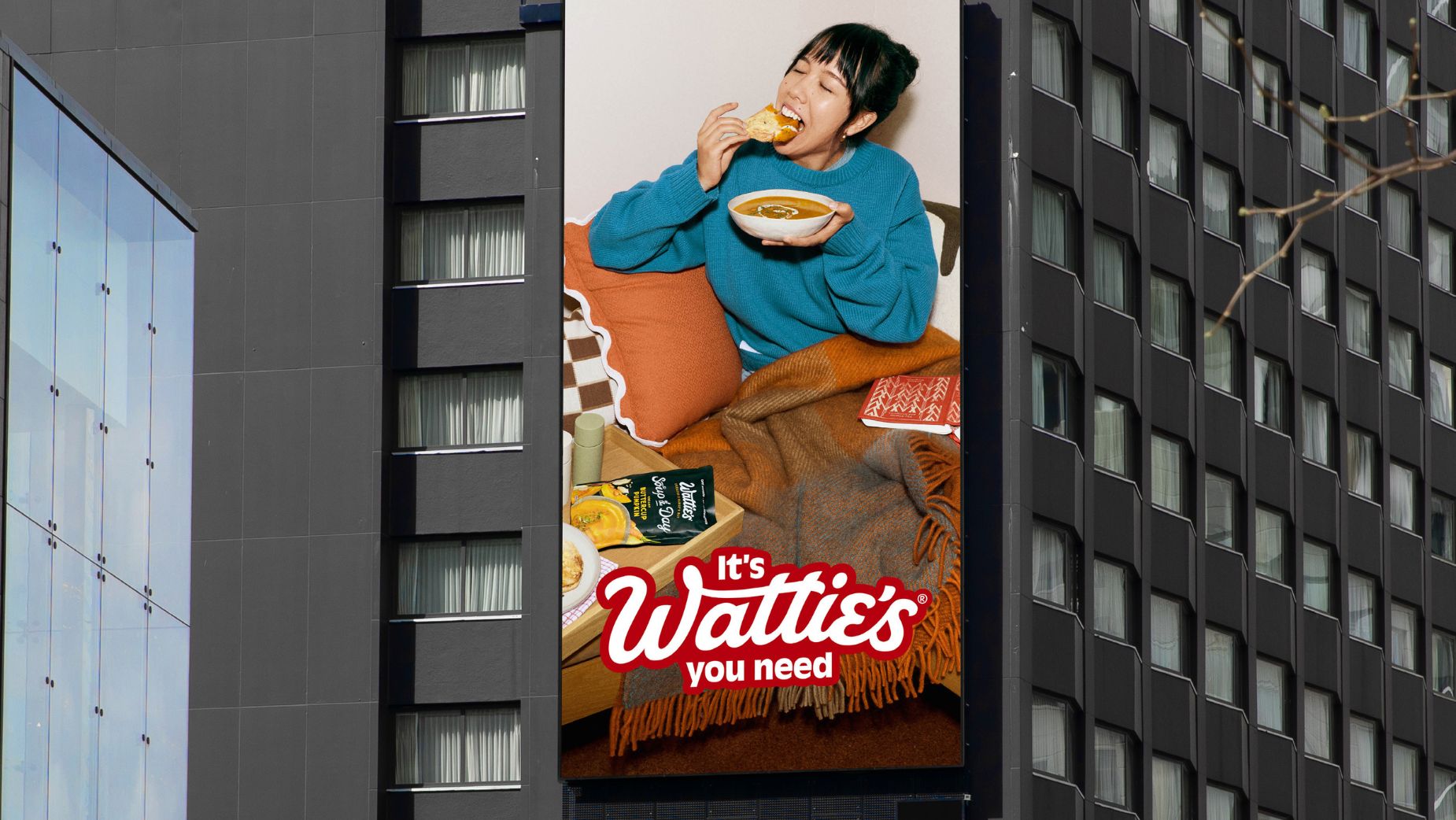 Wattie's Soup outdoor advertising campaign