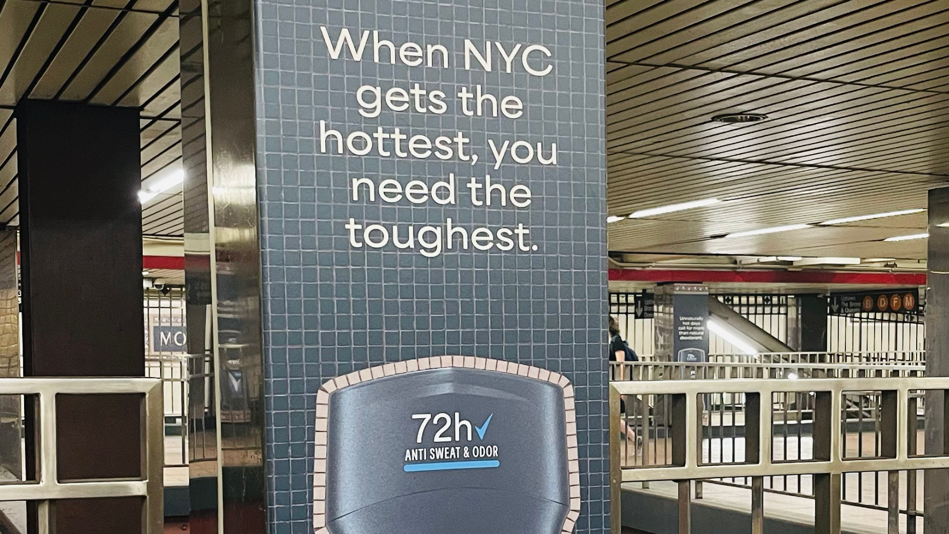 Degree renames iconic New York locations with humorous heat-inspired signage