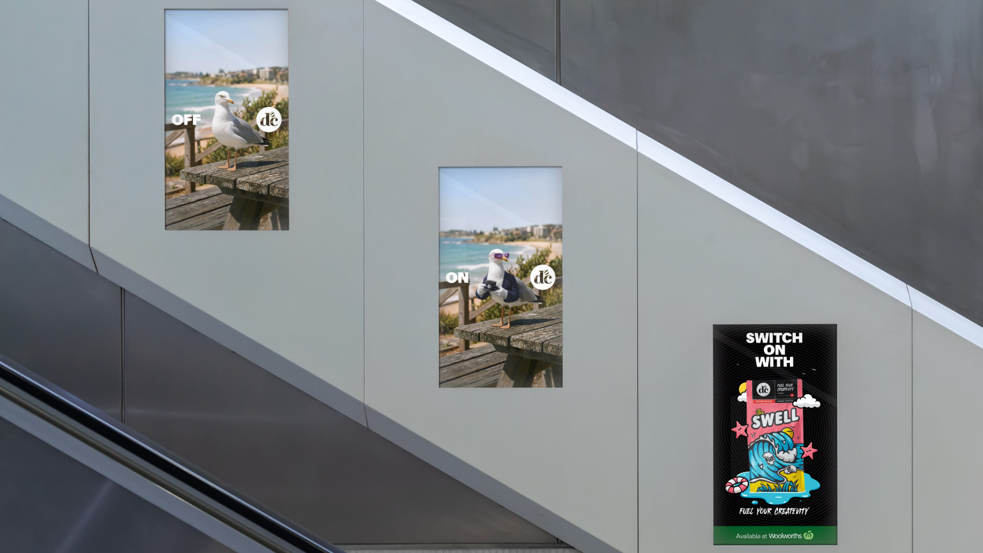 dc Coffee Fuel Your Creativity outdoor advertising campaign