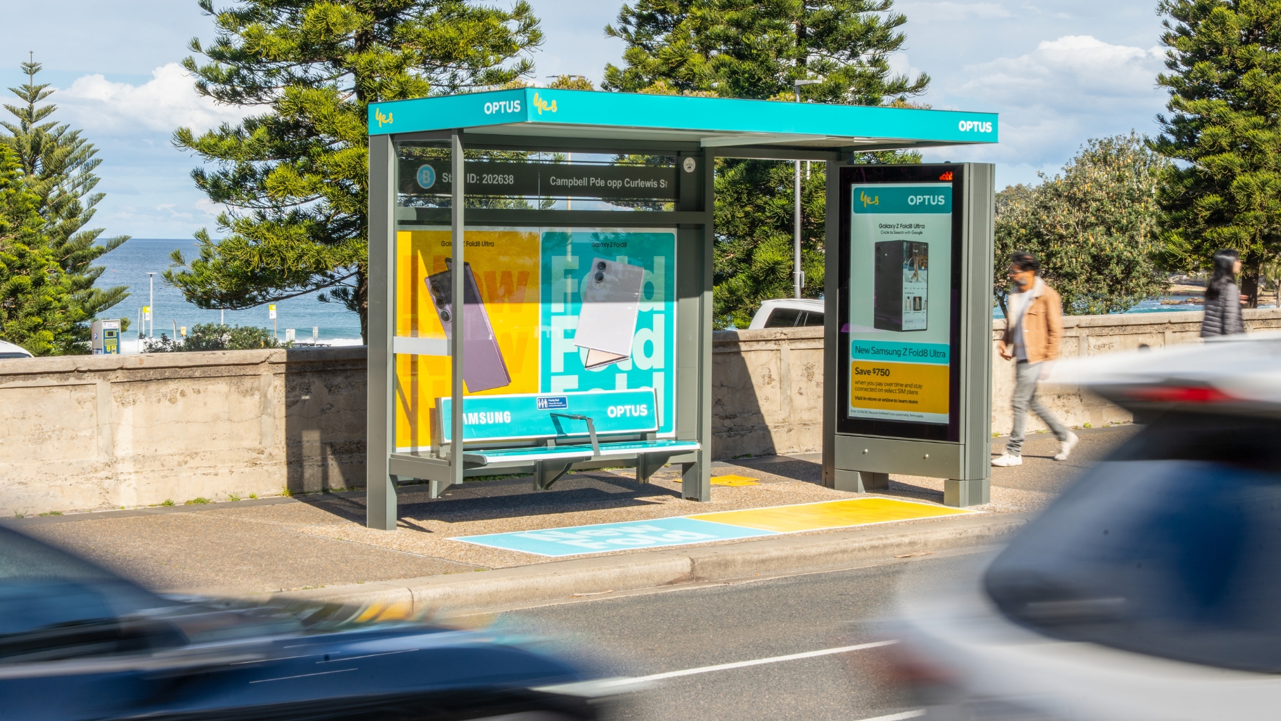 Optus and Samsung Galaxy Z Fold8 BRX campaign