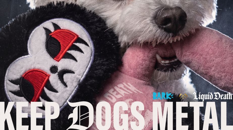 BARK and Liquid Death Unleash Collection for Dogs Who are Dead