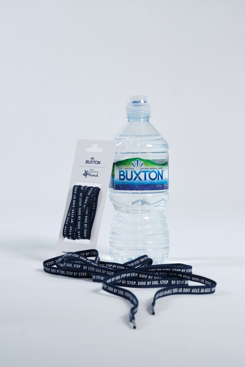 Buxton Water and Talking Laces campaign visual