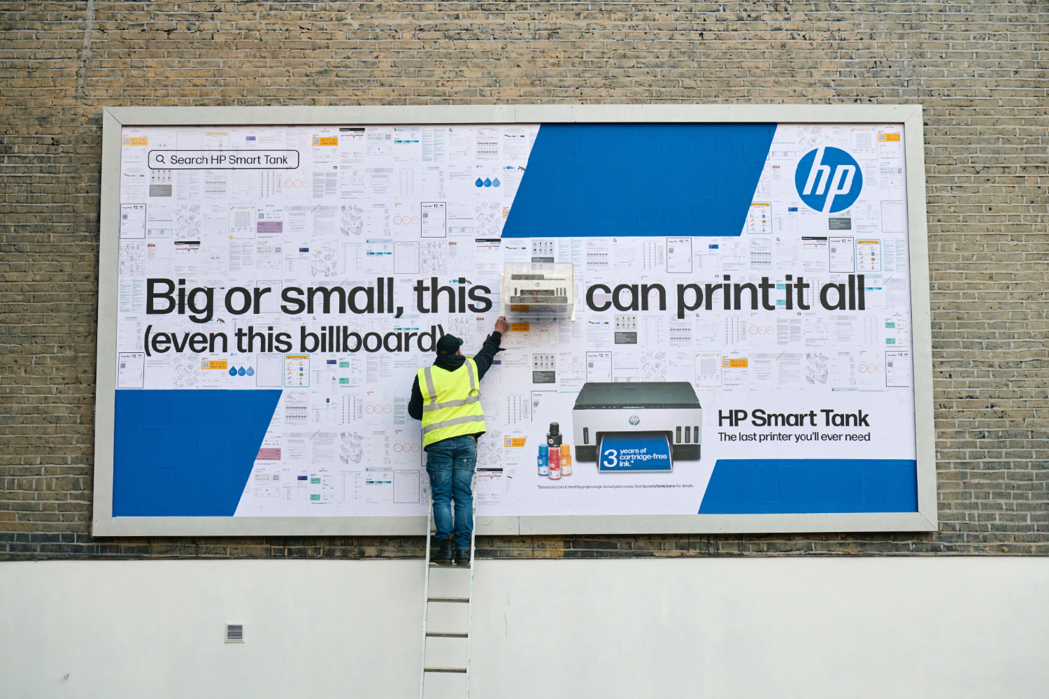 HP Takes Smart Tank Campaign To The Streets With Live Printed Billboard 